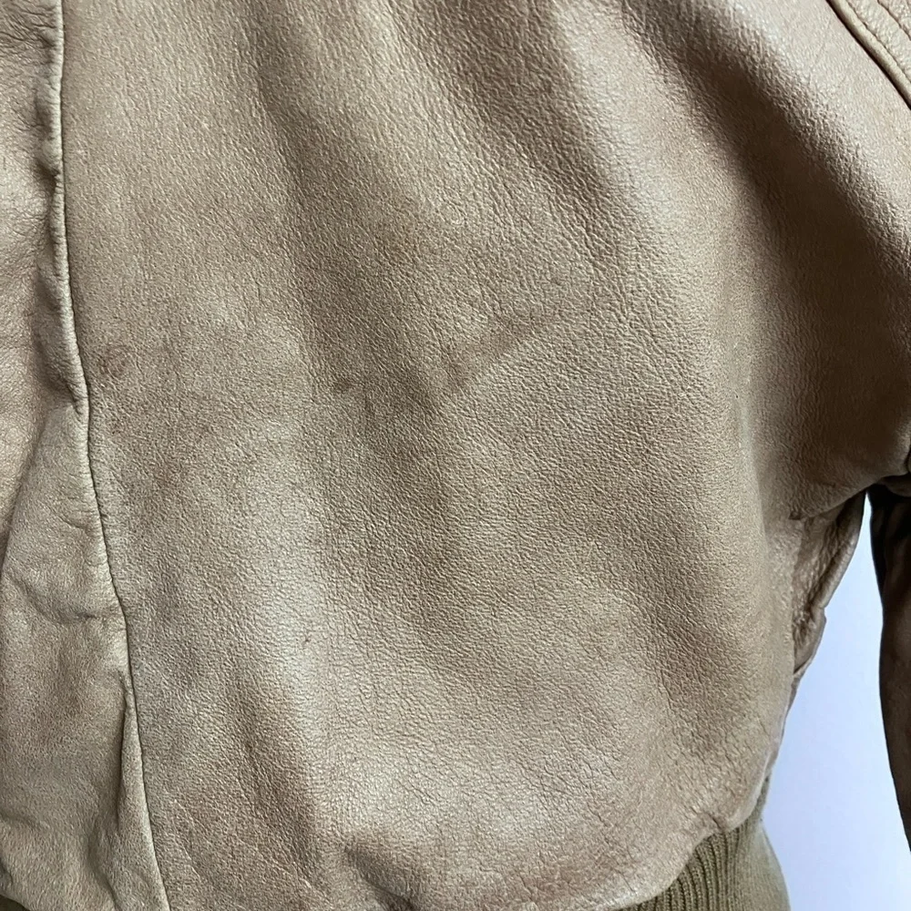 Leather Bomber Coat, Women’s XS, Brown, Adventure Bound, Vintage